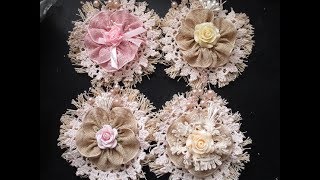 Shabby-Chic Vintage Flower Tutorial - jennings644