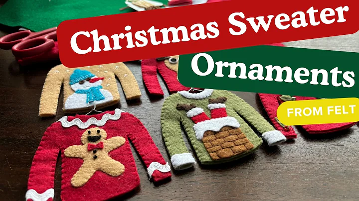 DIY Christmas Sweater Ornaments: Introduction to Festive Crafting!
