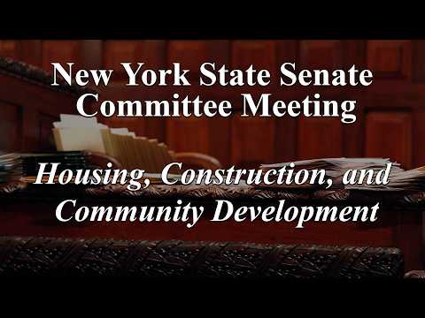Senate Standing Committee on Housing, Construction, and Community Development - 05/18/2026