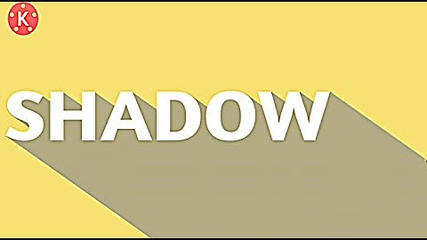 How to Create a long shadow text in Kinemaster || KineMaster Tutorials