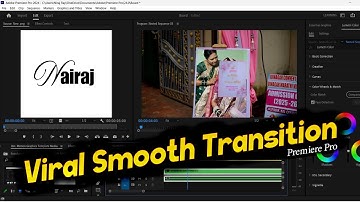 🔥 Viral Smooth Transition Tutorial in Premiere Pro | Seamless Video Editing Effect | Nairaj_in
