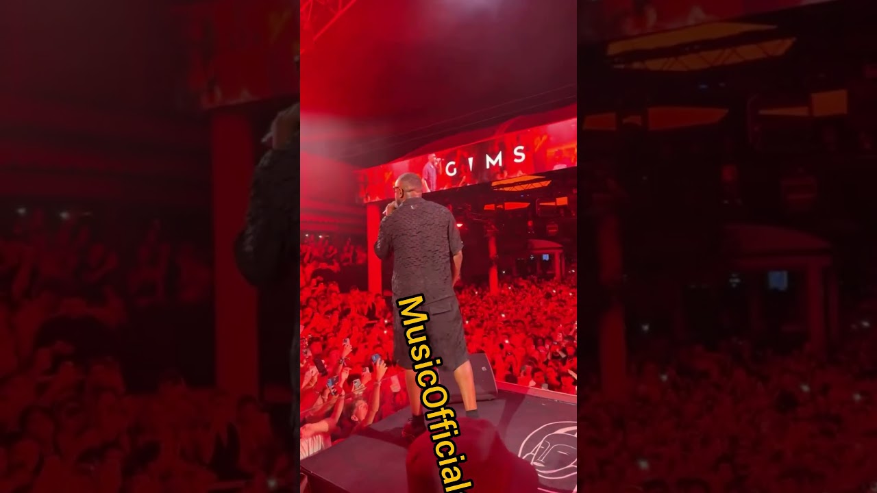 Gims - spider feat. Dystinct live performance showcase 