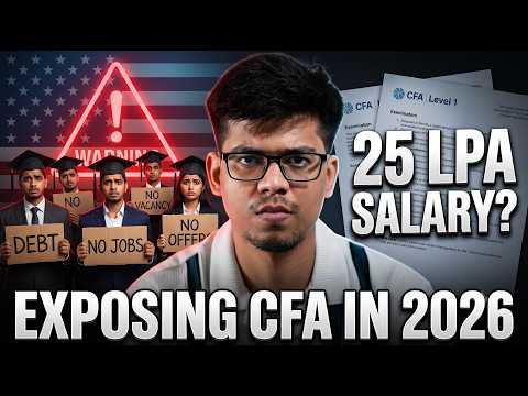All about CFA course in 2026🔥CFA career opportunities, salary, jobs, etc| CFA course details