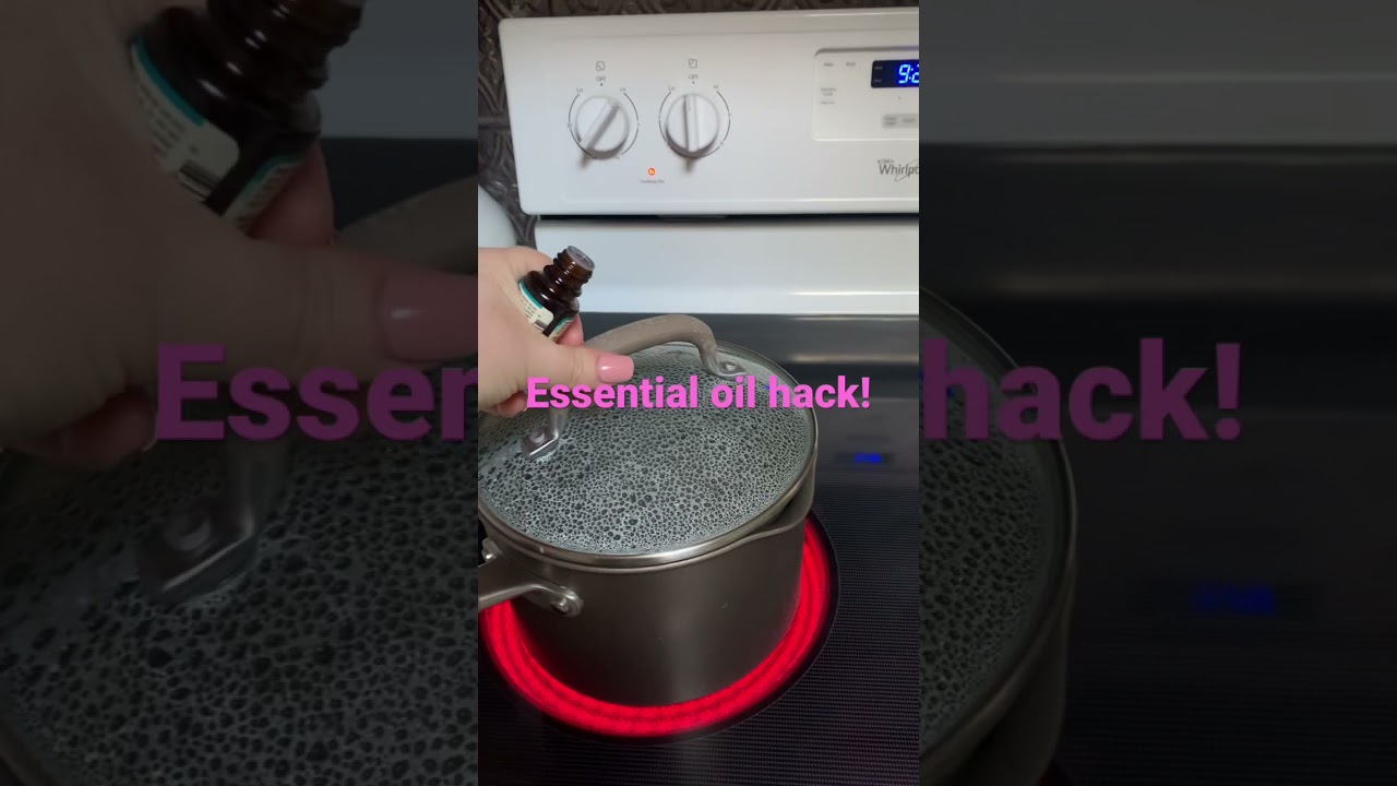 Add essential oils to a pot of boiling water to make your house smell amazing 🤩 YouTube