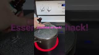 Add essential oils to a pot of boiling water to make your house smell amazing 🤩