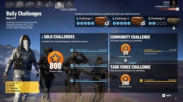 Ghost Recon Wildlands Daily Challenges Week 22 Day 4 Solo Challenge 3 The Instructors