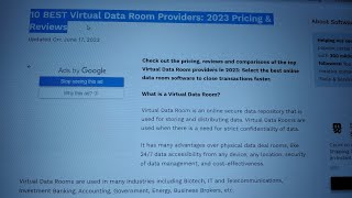 10 Best Virtual Data Room providers In 2023 part 4