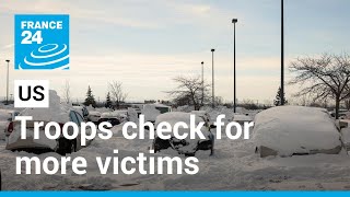As snow melts after Buffalo's deadly blizzard, troops check for more victims • FRANCE 24 English