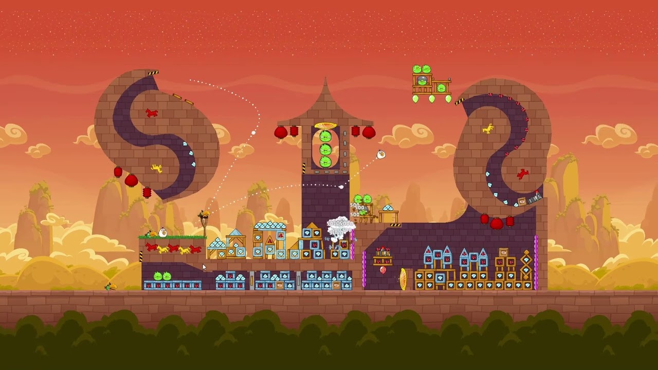 Angry Birds Friends Level 10 Tournament 1701 three stars NO POWER-UP walkthrough 2026-02-16