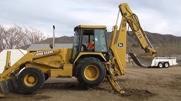 John Deere Backhoe Start Up Procedures