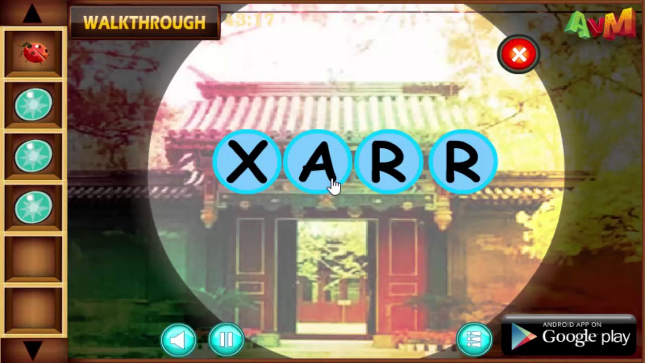 Avm Chinese Garden House Escape Avmgames.