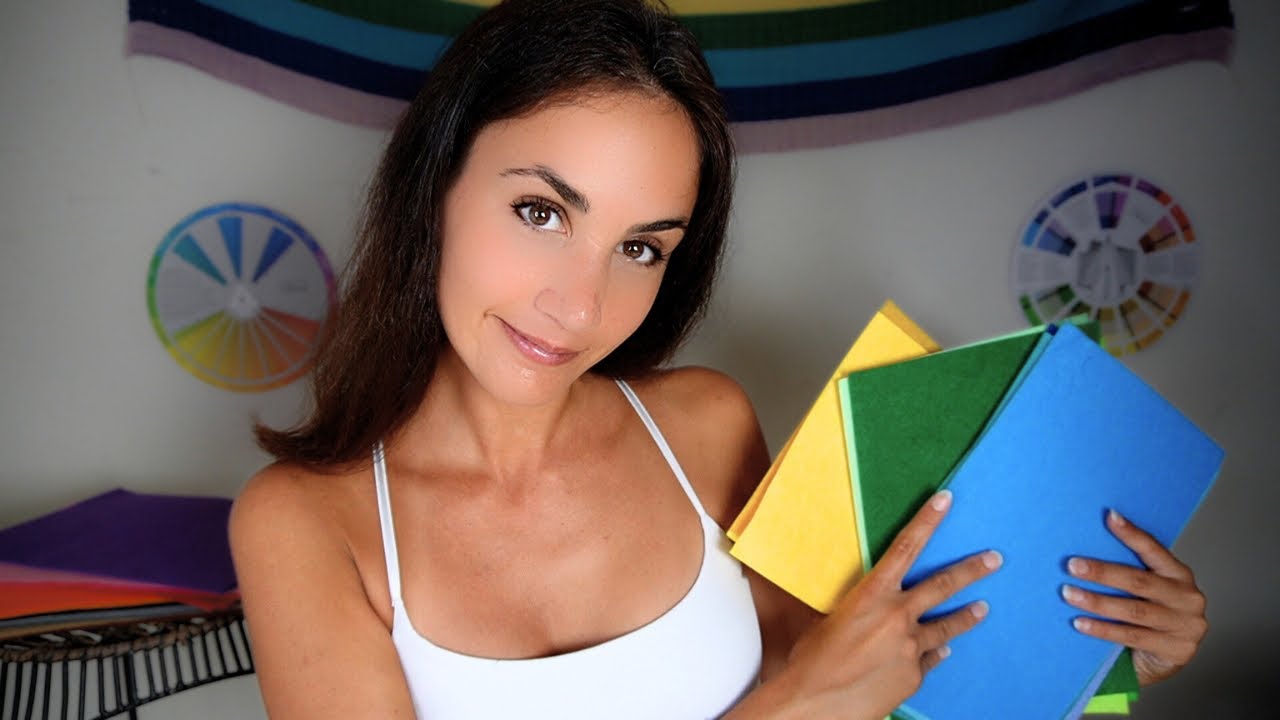 Analisi del colore su di me (aiutami!) | ASMR ITA | Color Analysis Roleplay 🌈