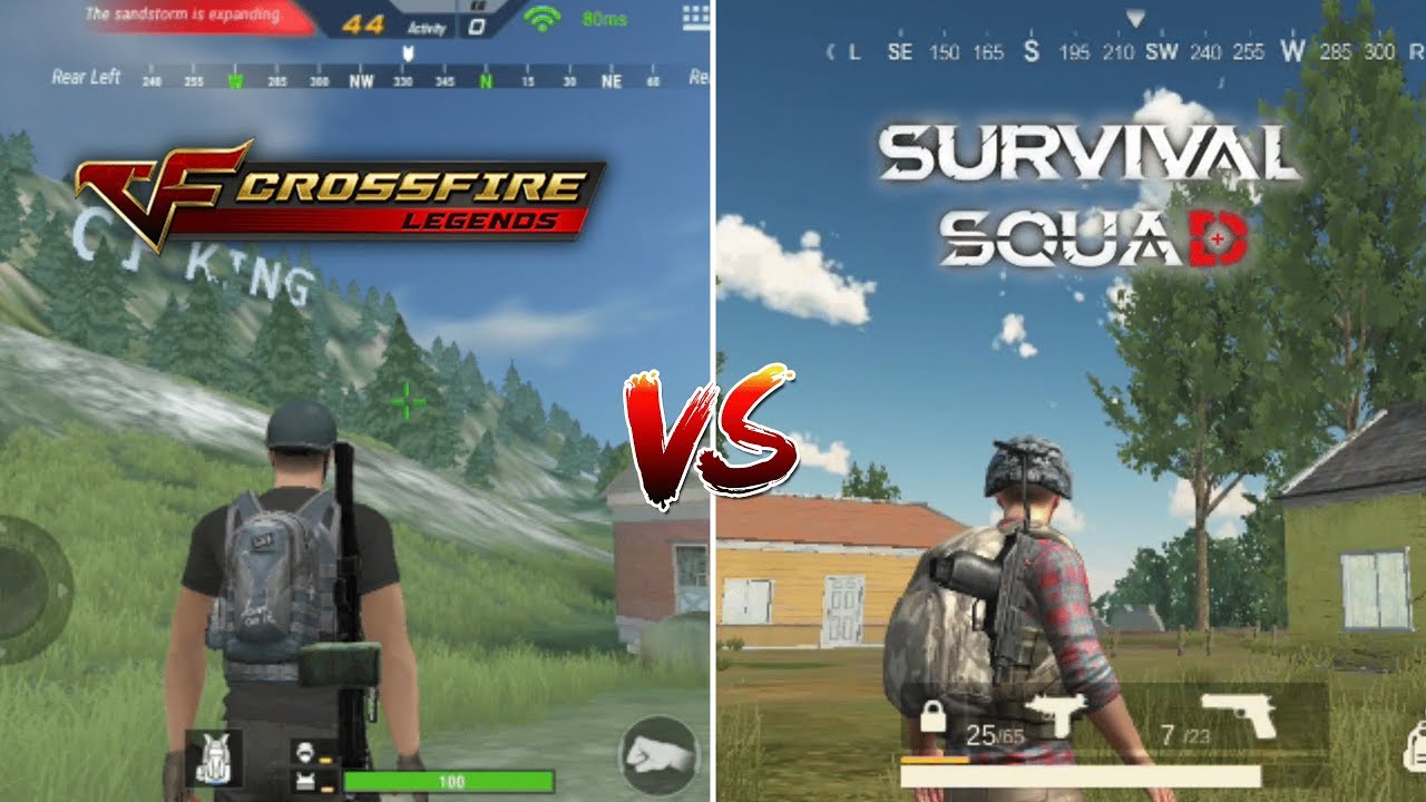 🔥CrossFire Legends vs Survival Squad🔥 Comparison
