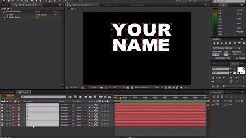 Simple Choker Effect in After Effects to reveal text Part 3 of 4