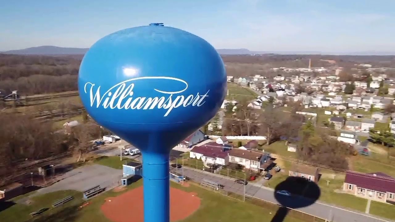 water tower in williamsport md from dji mavic mini. YouTube