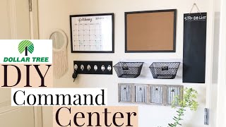 DIY COMMAND CENTER | DOLLAR TREE DIY COMMAND CENTER