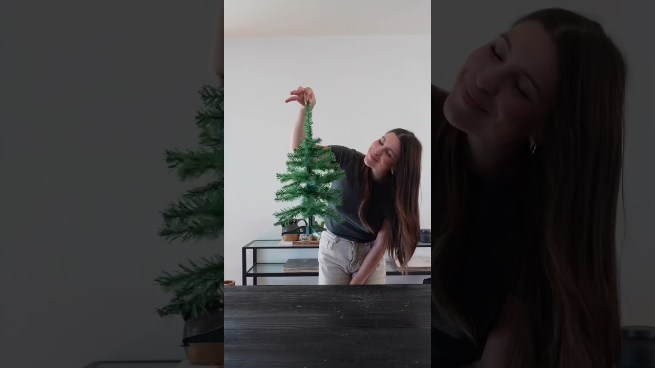 These Mini DIY Christmas Trees Cost Me Only 6 Diyprojects Christmasdecor Christmastree Diy