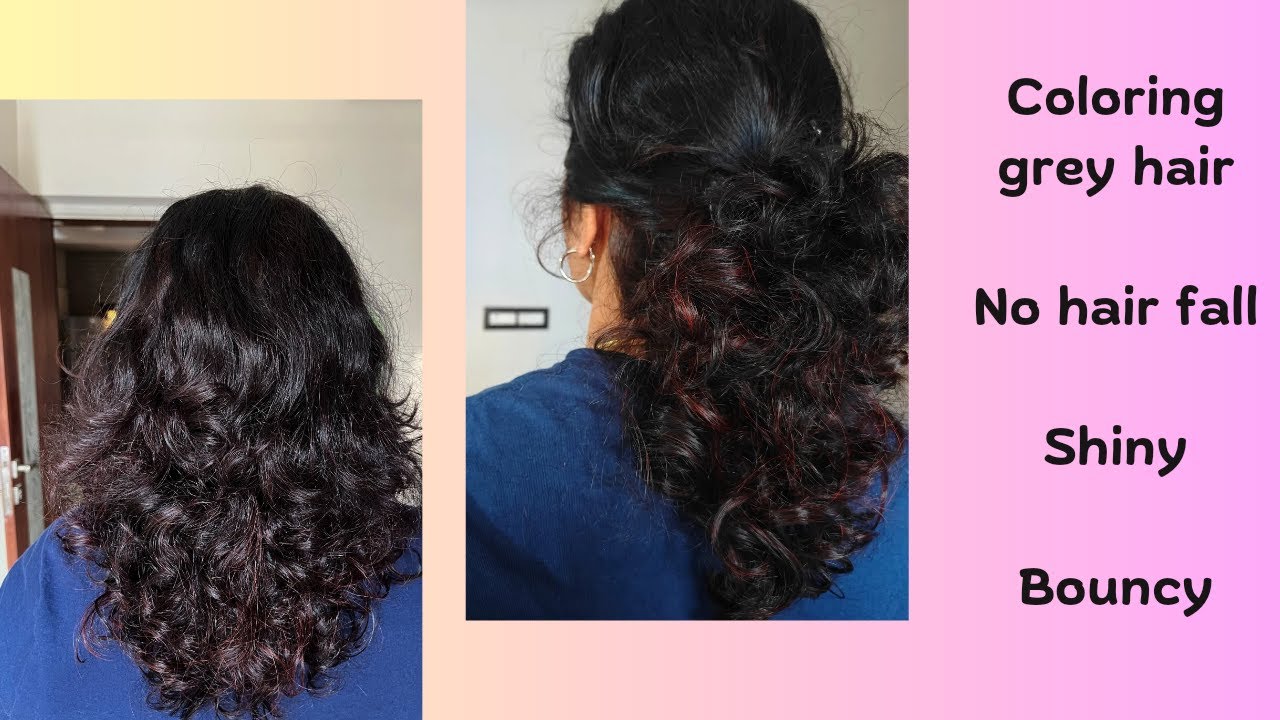 பார்லர்ல ஹேர் கலர் பண்ணியான்னு கேக்குற அளவுக்கு இருக்கும் | Henna coloring for grey hair