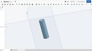 Onshape Tutorial - Helix Mousetrap Spring