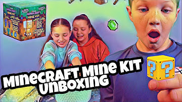 Minecraft Mine Kit Unboxing (Let