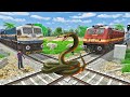 TWO TRAINS vs ANACONDA -:- Stops the Train -:- Train Simulator
