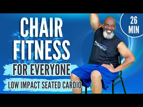 Sit & Sweat: 26-Minute Chair Fitness Seated Cardio Limited Mobility