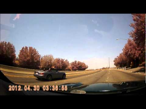 '99 BMW Z3 2.8 vs Mazda MIATA 6sp + Z3 Bike Chase :) - YouTube