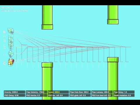 RUB MVI Flappy Bird AI w PSO and Mutation