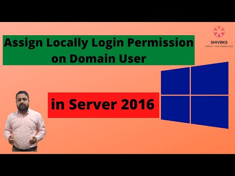 How to Assign Locally Login Permission on Domain User in Windows Server 2016