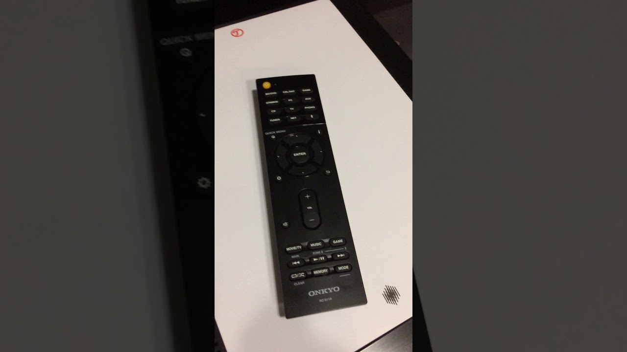 Reset Onkyo Avr Remote Youtube Reset Onkyo Avr Remote Youtube