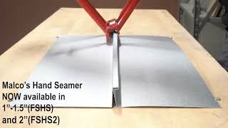 Watch the product video for Malco FSHS & FSHS2 Hand Seamer