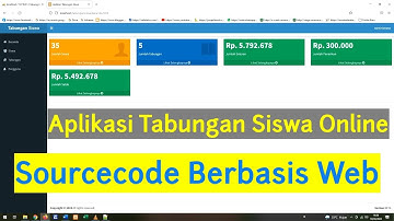Source Code Aplikasi Tabungan Siswa Online Berbasis Web