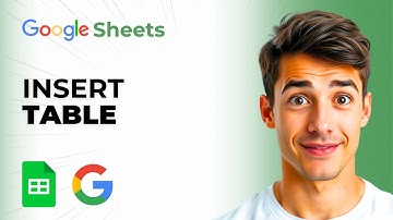 Hoe u een tabel in Google Sheets invoegt (de gemakkelijkste manier) (gids 2025)