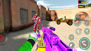 Fps Robot Shooting Games_ Counter Terrorist Game_ Android GamePlay #75