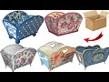 TOP 5 IDEAS FOR CARDBOARD BASKET / CARDBOARD IDEAS / CARDBOARD DECORATION