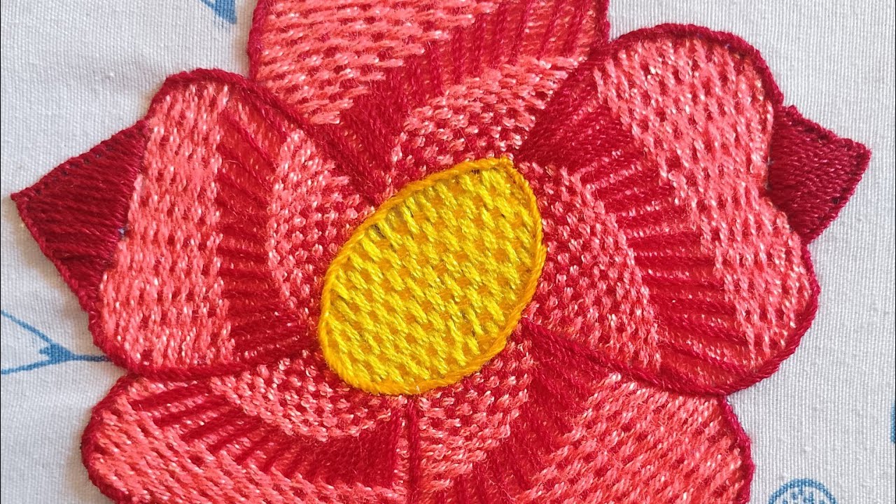 Bordado fantasía para flores 🌸