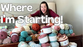 How I Tamed My Wild Yarn Stash!  Organize my yarn with me