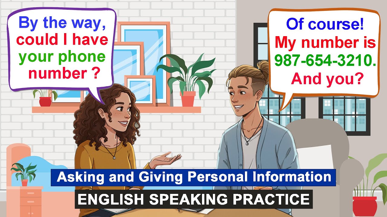 Asking and Giving Personal Information | English Conversation for ...