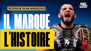 Islam Makhachev marque l'histoire de l'UFC et du MMA ! Interview exclusive RMC Sport.