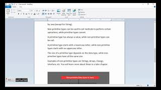 Programming Corner-Java  Core java Part 2