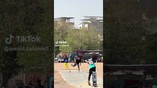 what a bowled 😱 by awais dha 🫡 against Adeel vlogs #cricket #tapeball #youtubeshorts