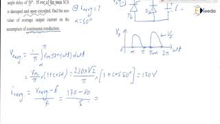 Mastering Single Phase Controlled Rectifiers In Power Electronics | GATE Numerical 6