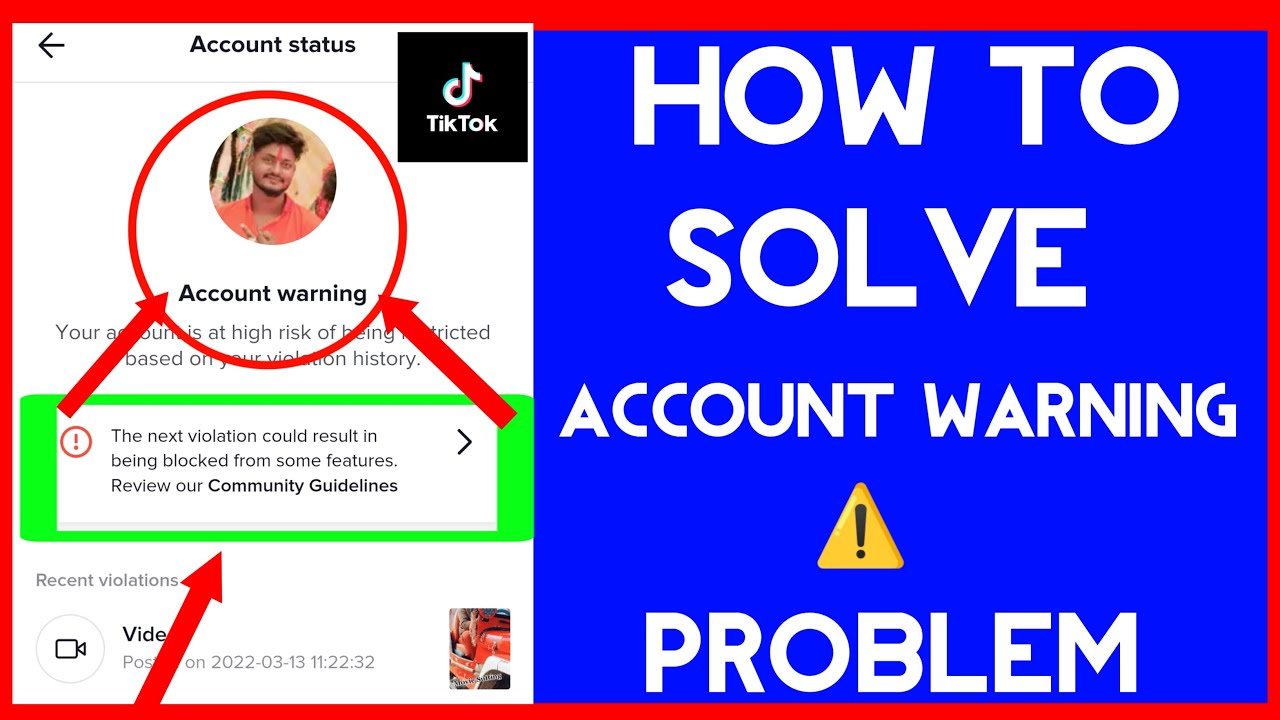 TikTok Account Warning Problem Solved How To Solve Account Warning tiktok-account-warning-problem-solved-how-to-solve-account-warning