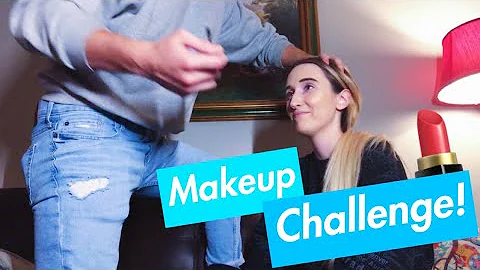 Guy friend does my makeup | CHALLENGE | PART 1
