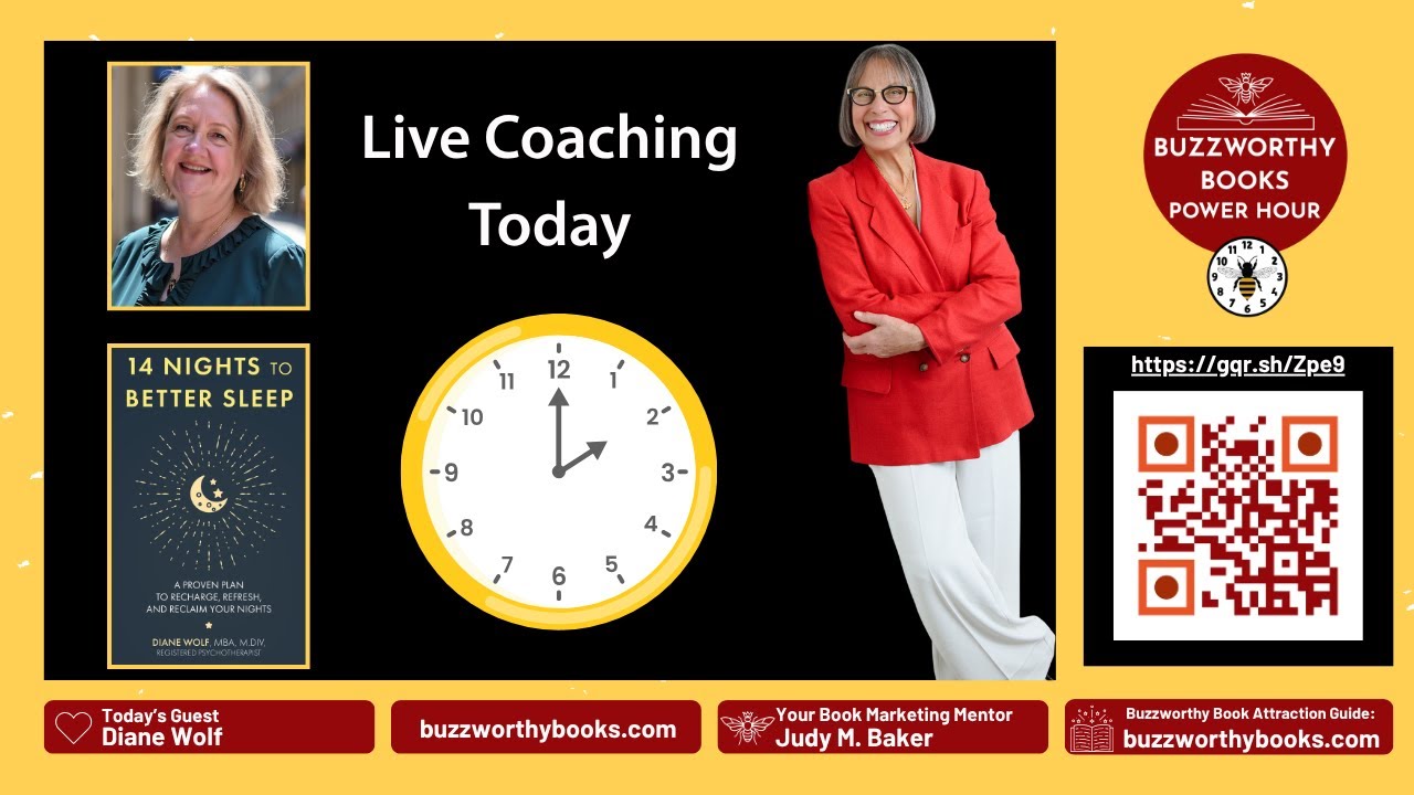 Buzzworthy Books Power Hour Live Guest Author Diane Wolf
