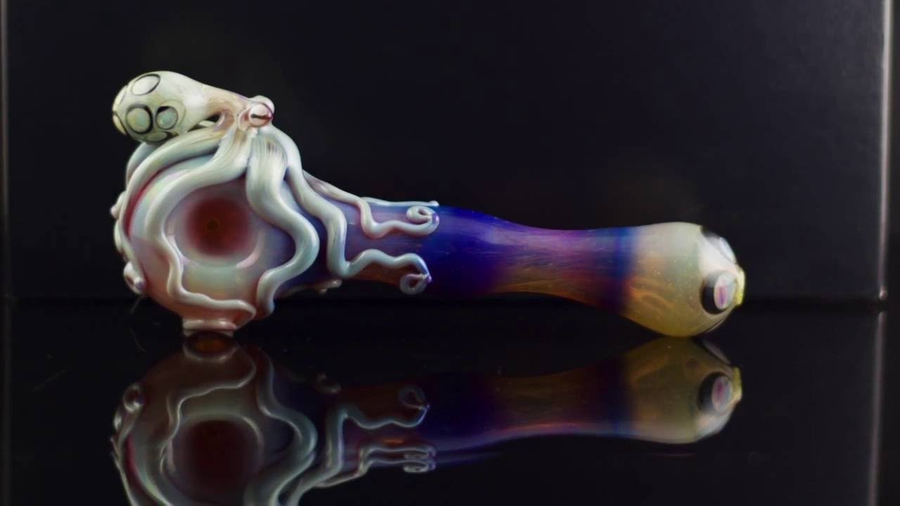 Octopus Large Glass Spoon Pipe