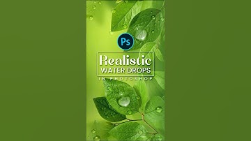 Create Realistic Water Drops in Photoshop #drops #watereffects #photooftheday
