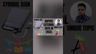# IMPORT EXTERNAL DATA IN EXCEL