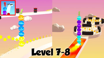 Stack Rider All Levels Gameplay Walkthrough | Level 7-8 | (Android/ios)