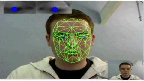 Eye gaze direction indicator v0.1 (CCA, blob tracking, OpenCV)
